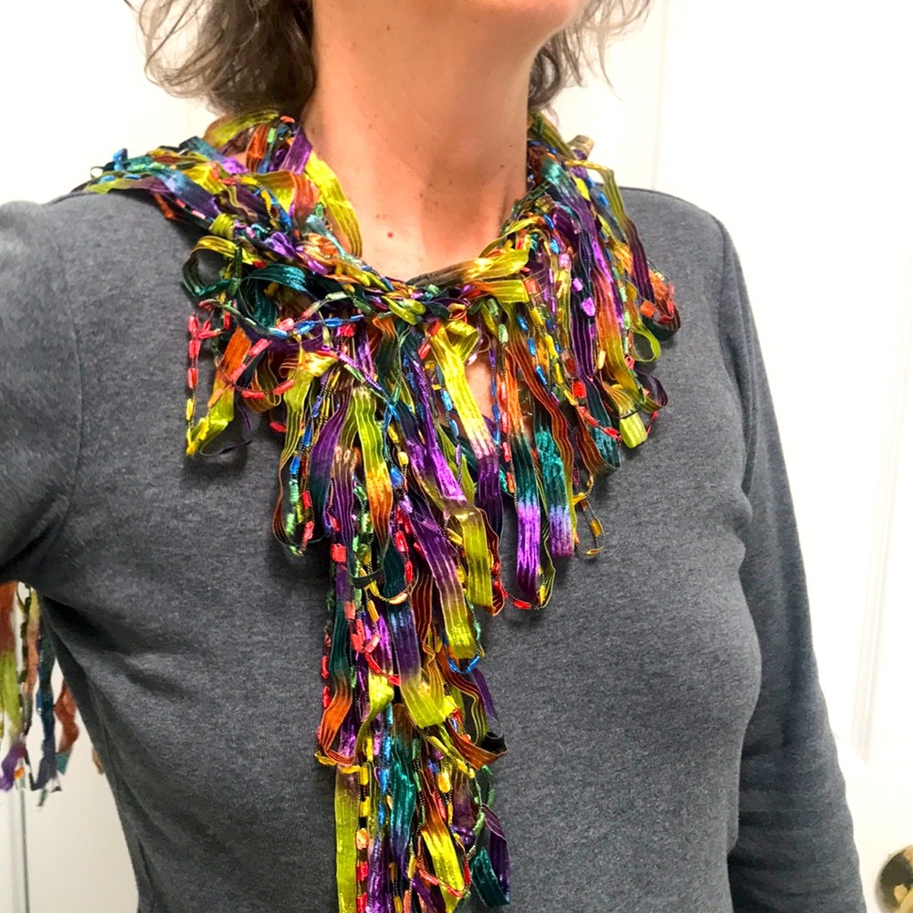 Multi Colored Party Scarf!